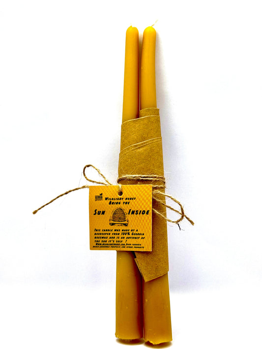 Beeswax Taper Candles