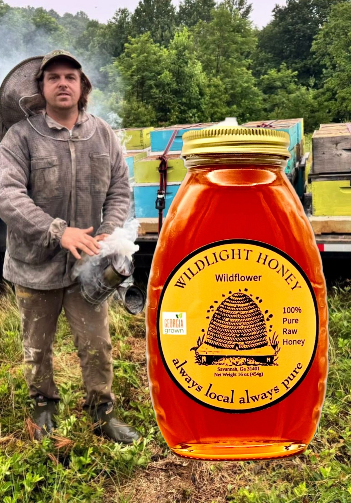 pure raw honey